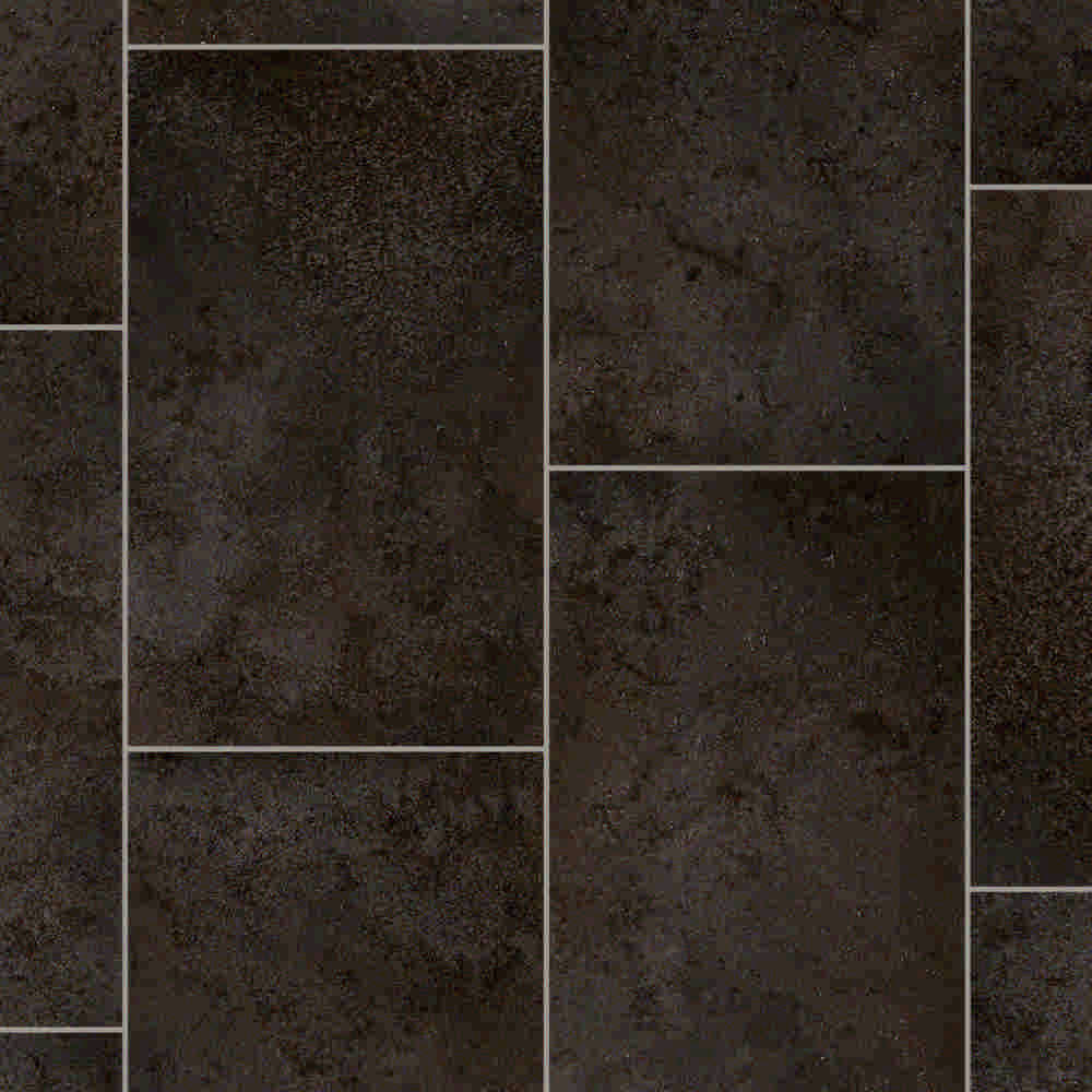 VANGUARD ESSENCE STONE CUSHION VINYL - Tile Black-0